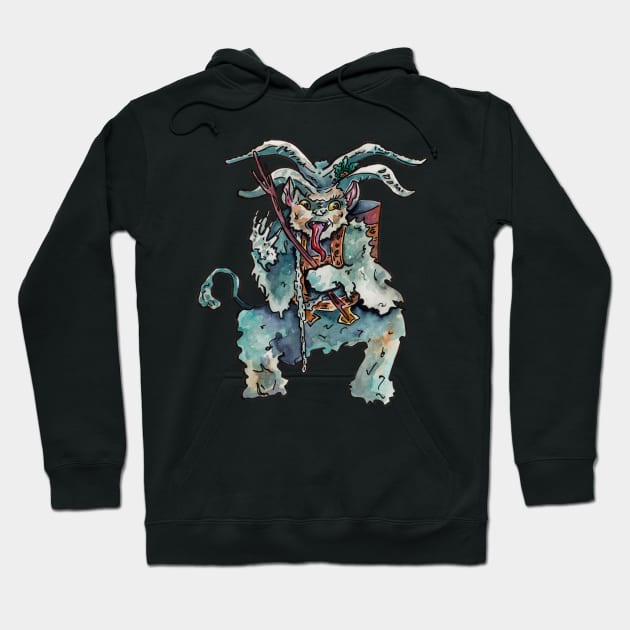 Krampus Hoodie by JenTheTracy